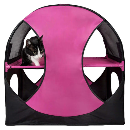 Collapsible Cat House for Multiple Cats HomeStyle