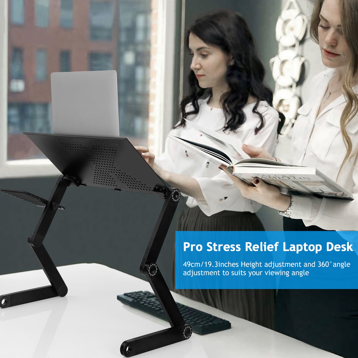 Foldable adjustable laptop table HomeStyle