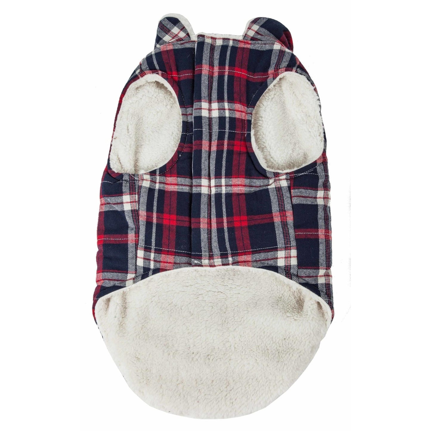 Insulated Dog Coat Plaid Fashion