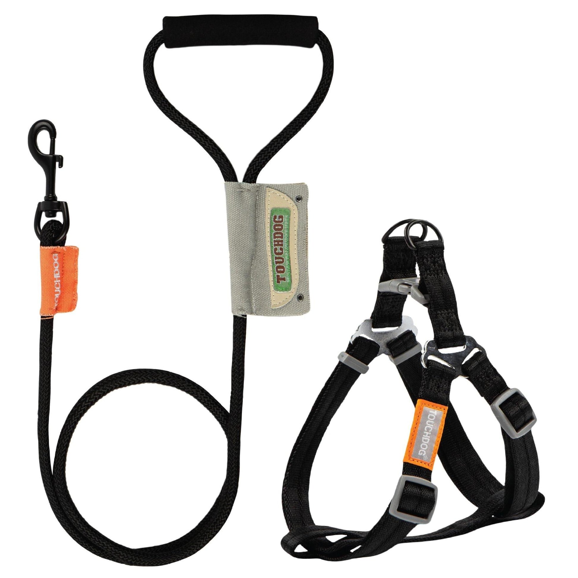 Touchdog 'Macaron' 2-in-1 Nylon Dog Harness and Leash with Comfortable Grip. - Wolldi