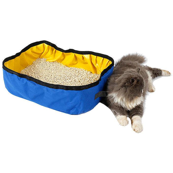 Portable, waterproof, and durable cat litterbox that also doubles as a bathtub. - Wolldi