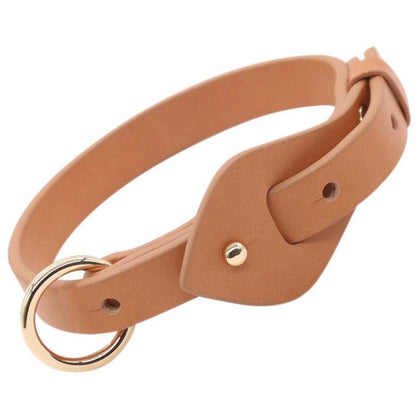 'Ever-Craft' Boutique Series Adjustable Designer Leather Dog Collar in multiple sizes and colors. - Wolldi