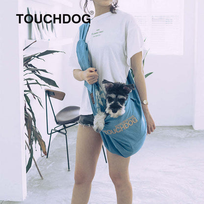 Touchdog 'Paw-Ease' Over-The-Shoulder Travel Sling Pet Carrier is a hands-free, adjustable carrier with added safety features. - Wolldi