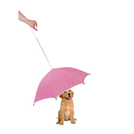 Reflective leash umbrella for pets.