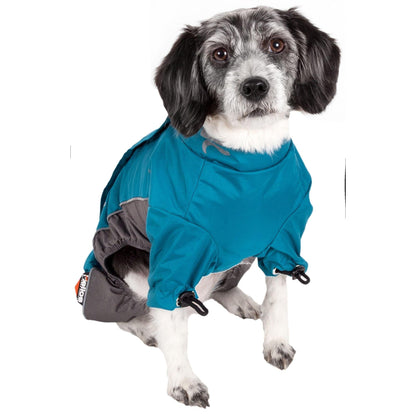 Reflective dog jacket for extreme weather