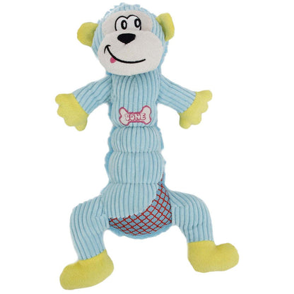 Plush squeaky dog toy with mesh design Playtime