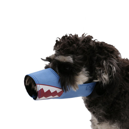 The Pet Life Fumigation Adjustable Designer Dog Muzzle helps prevent barking and chewing with a comfortable, adjustable design. - Wolldi