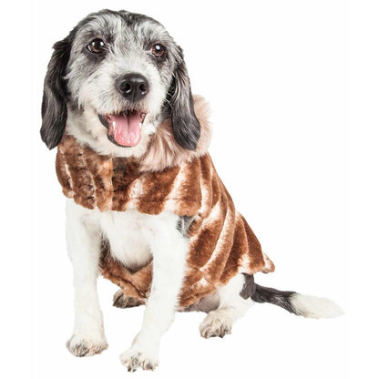 Stylish Tiramisu Dog Coat with Fleece Lining Fashion