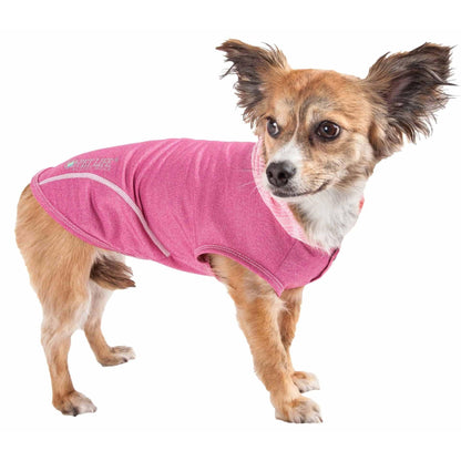 The Pet Life Active 'Pull-Rover' dog tank top hoodie offers comfort, breathability, and UV protection. - Wolldi