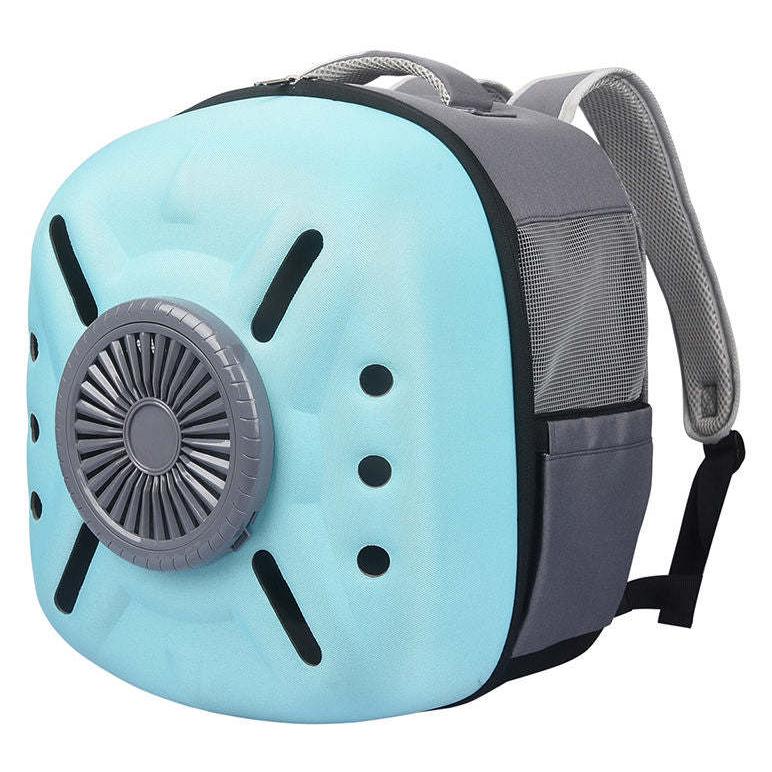 The Pet Life 'Armor-Vent' backpack has a built-in cooling fan and USB power. - Wolldi