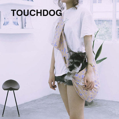 Touchdog 'Paw-Ease' Over-The-Shoulder Travel Sling Pet Carrier is a hands-free, adjustable carrier with added safety features. - Wolldi