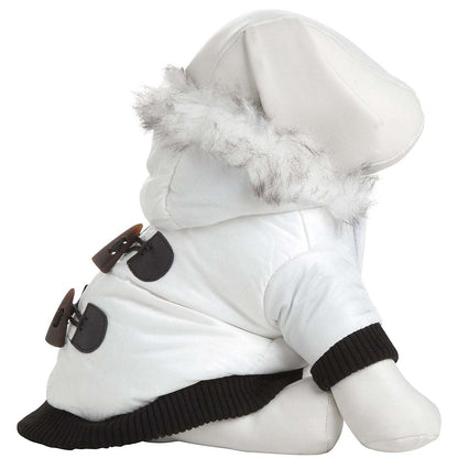 Winter pet parka coat with Thinsulate insulation and Velcro closure. Fashion