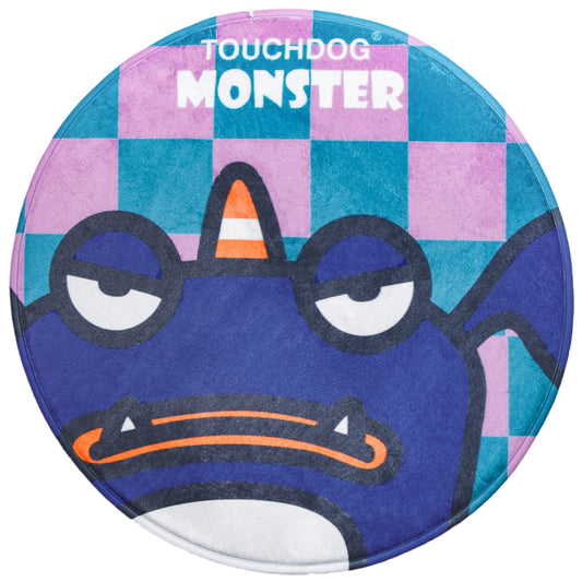 Touchdog Cartoon Crabby Tooth Monster Mat: Fun, durable, and perfect for pet owners with kids. - Wolldi