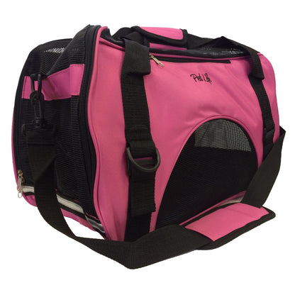 Airline pet carrier with adjustable Transport