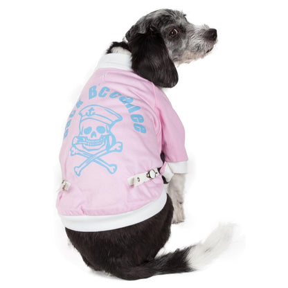 Fashionable pet coat with buckle design