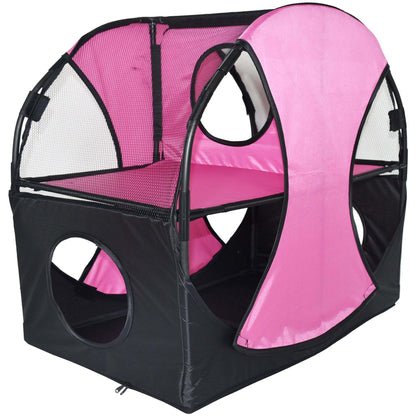 Collapsible Cat House for Multiple Cats HomeStyle