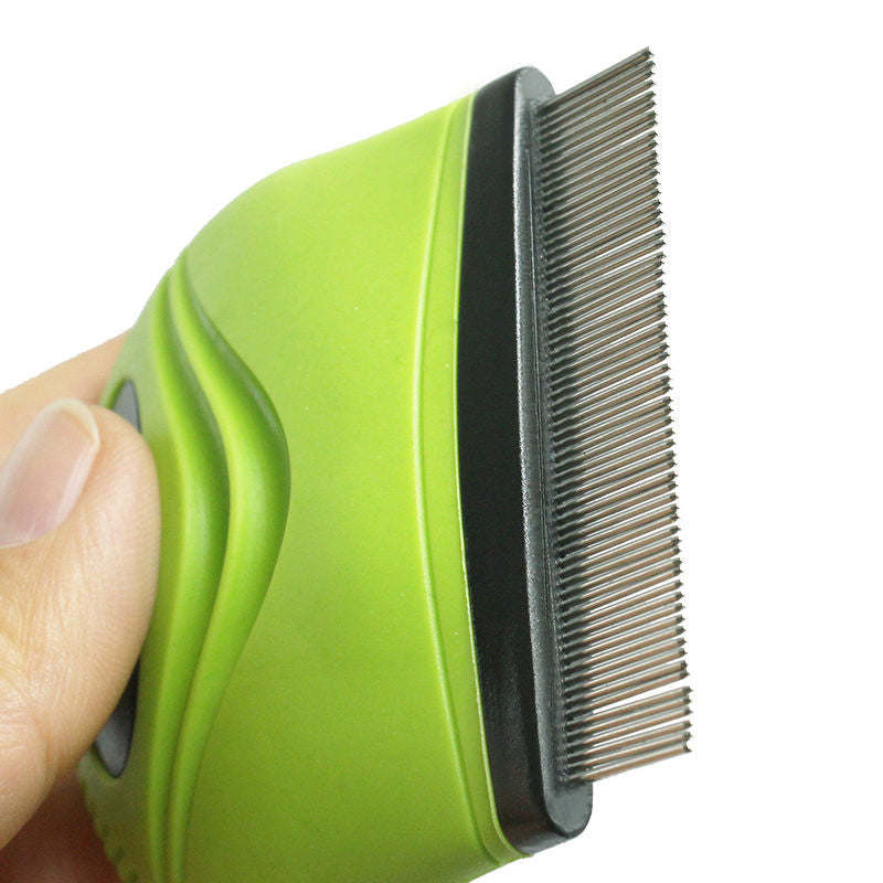 Pet Life 'Grazer' comb gently removes ticks from fur, ideal for travel. - Wolldi