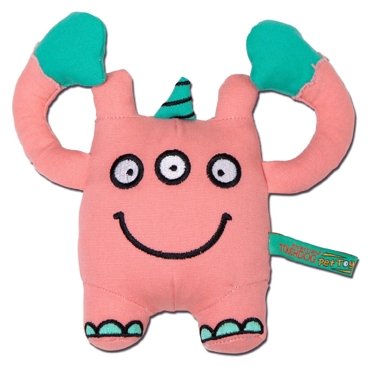 The Touchdog Cartoon Monster Plush Dog Toy is a fun and durable toy for dogs. - Wolldi