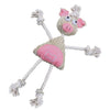 Eco-friendly jute plush pig toy Playtime