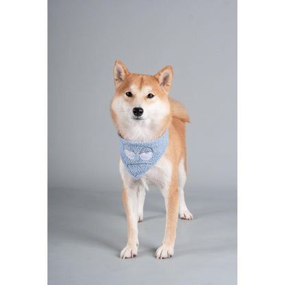 Touchdog 'Dizzy-Eyed Cyclops' Dog Bandana: Soft, adjustable scarf for fashionable warmth. Machine washable. Multiple sizes/colors. - Wolldi