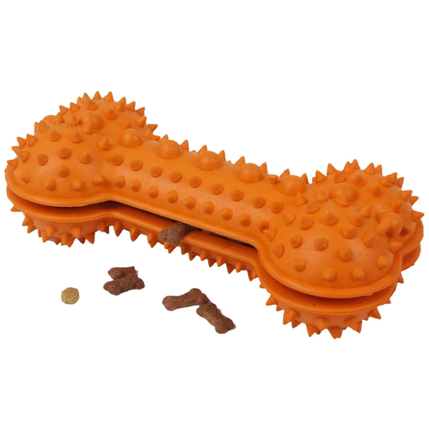 The Pet Life 'Denta-Bone' is a durable dog toy that dispenses treats and cleans teeth. - Wolldi