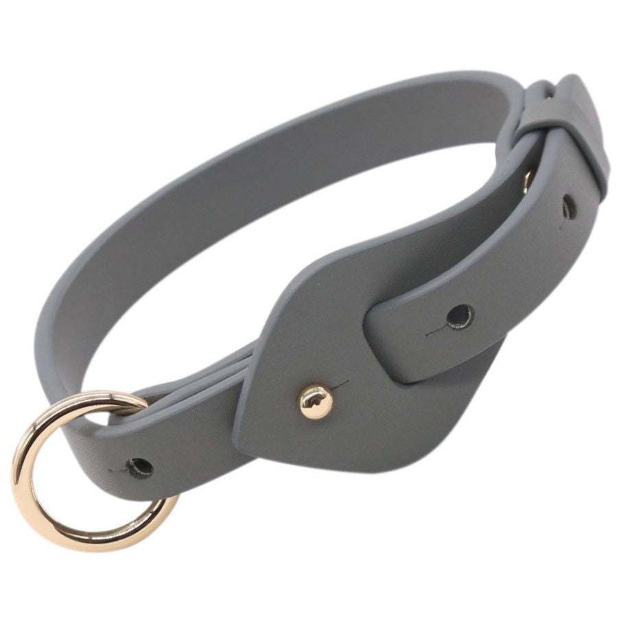 'Ever-Craft' Boutique Series Adjustable Designer Leather Dog Collar in multiple sizes and colors. - Wolldi