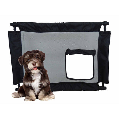 Collapsible adjustable pet gate for travel Transport