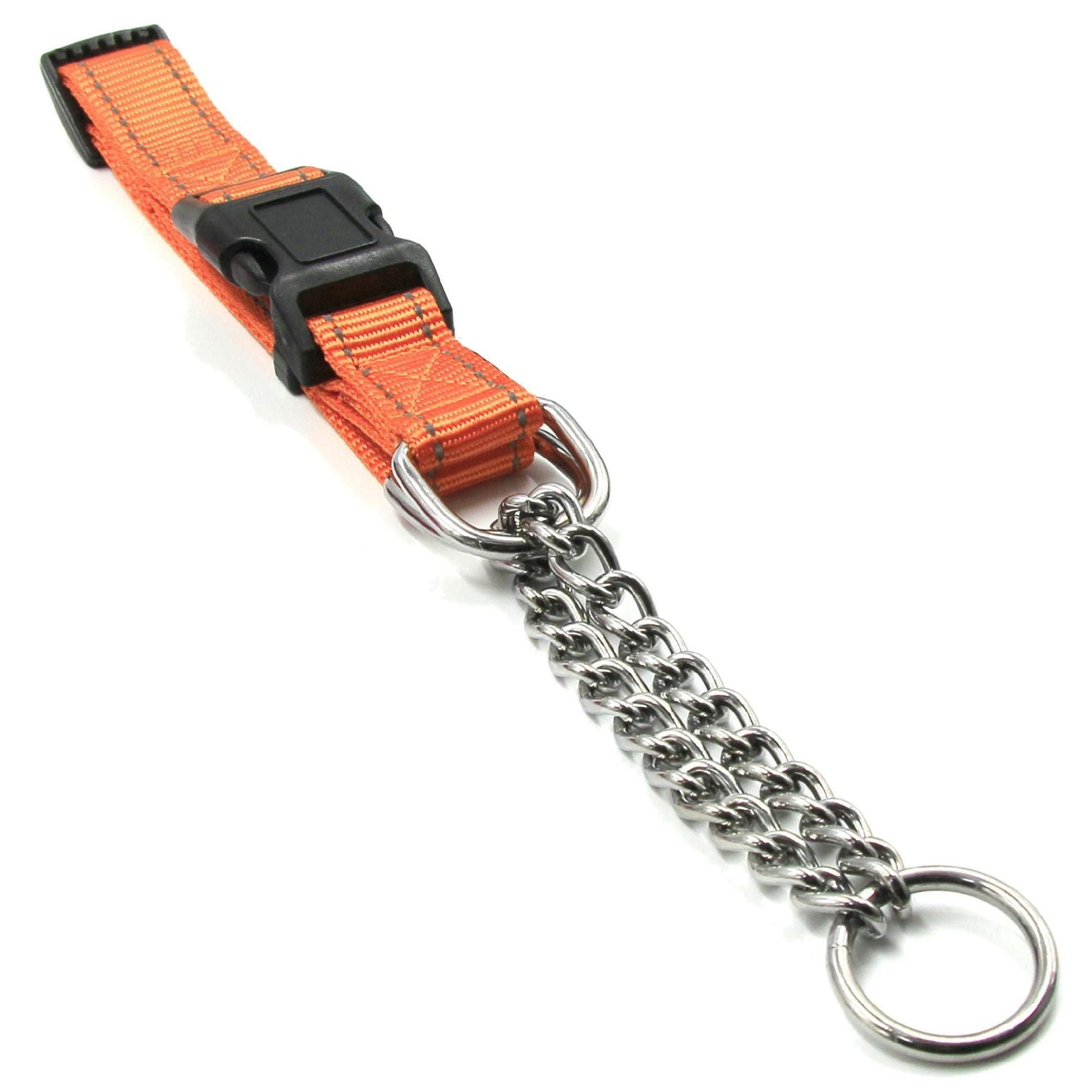 The Pet Life 'Tutor-Sheild' Martingale Safety and Training Chain Dog Collar is durable and convenient for training dogs. - Wolldi