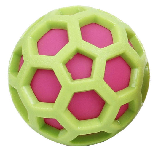 Pet Life 'DNA Bark' is a durable dog toy made of TPR material with a squeaking nylon ball. - Wolldi