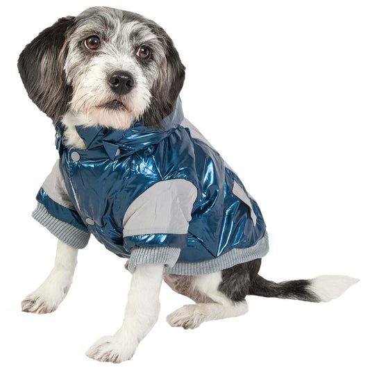 Sporty Pet Ski Jacket with Removable Hood Fashion