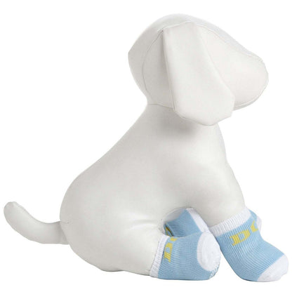 Rubberized grip pet socks Fashion