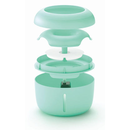 The Pet Life 'Moda-Pure' Fountain filters water, is quiet, and easy to clean. - Wolldi