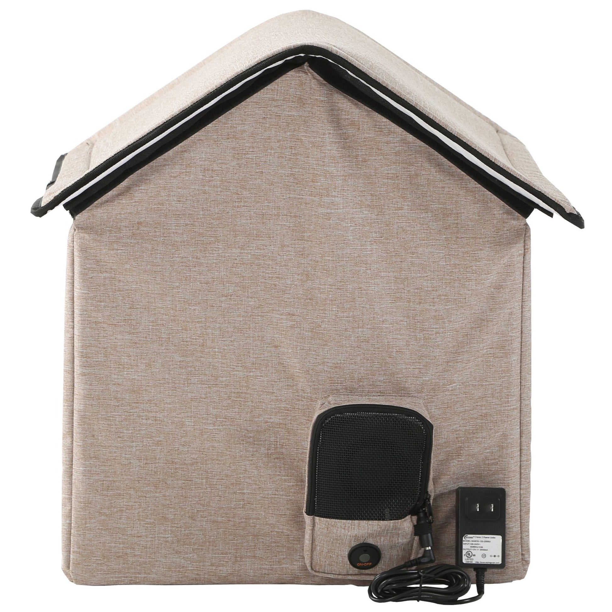 The Pet Life "Hush Puppy" Pet House has built-in heating and cooling for your pet's comfort. - Wolldi