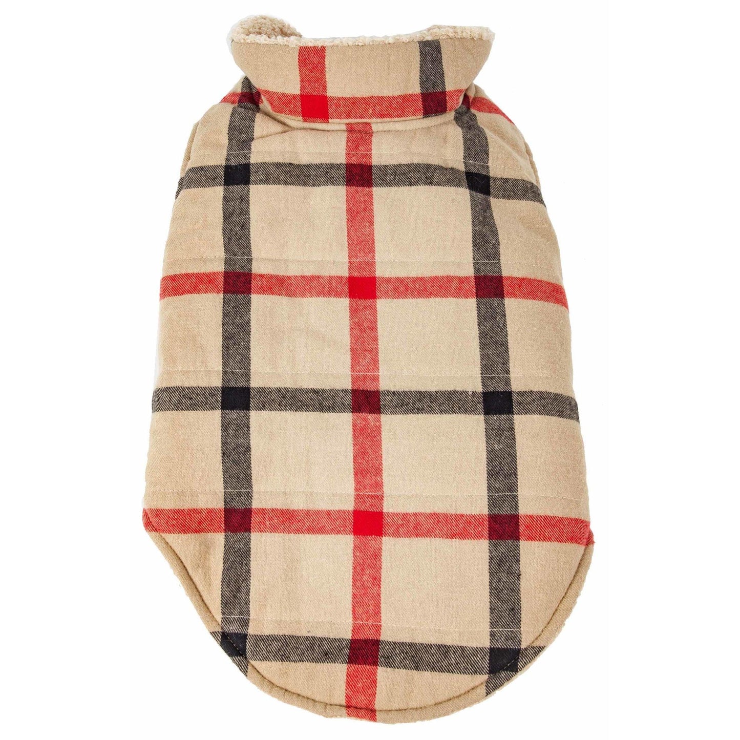 Warm Plaid Dog Coat Fashion