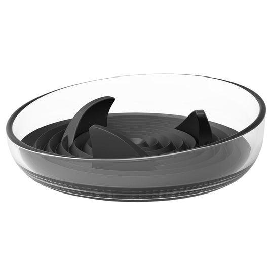 The Pet Life 'Cirlicue' Shark Fin Pet Bowl is durable, easy to clean, and promotes slow feeding. - Wolldi