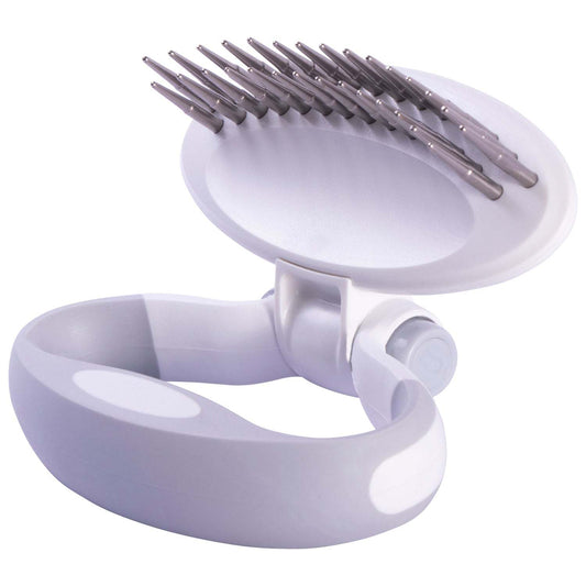 Travel Pet Rake for Shedding Hair and Coat Smoothing Care