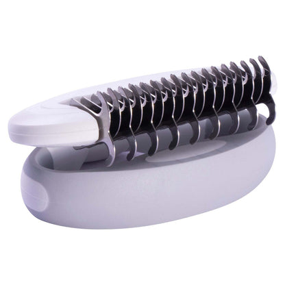 The Pet Life 'Gyrater' Swivel Travel Grooming Dematting Pet Comb is compact, customizable, and perfect for travel. - Wolldi