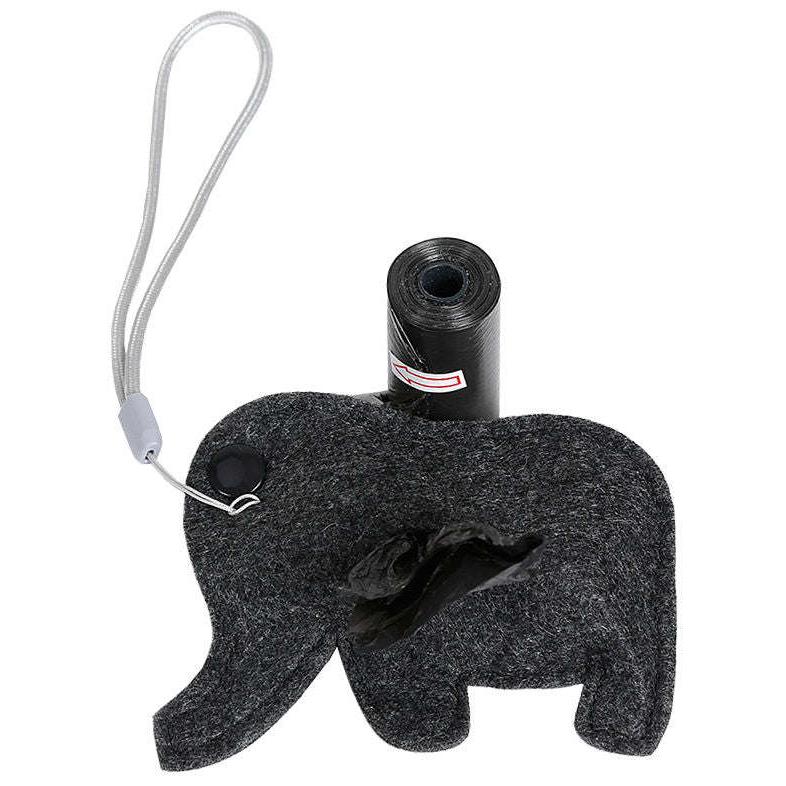 The Pet Life Fleece Dog Shaped Travel Waste Bag Dispenser is durable, fashionable, and convenient. - Wolldi