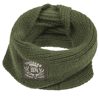 The Touchdog Heavy Knitted Winter Dog Scarf provides exceptional warmth and style. - Wolldi