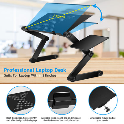 Foldable adjustable laptop table HomeStyle