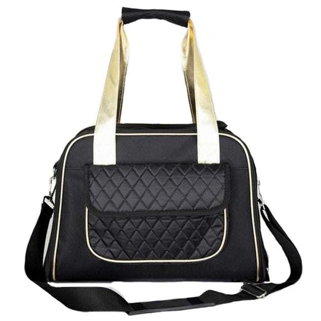 Airline pet carrier with zippers and mesh Transport