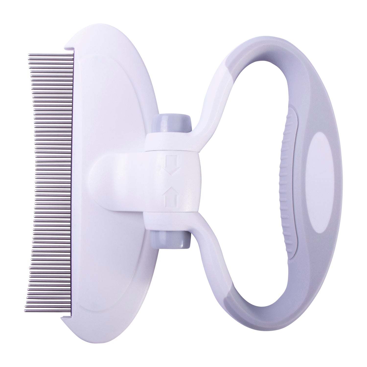 The Pet Life 'Gyrater' Travel Swivel Comb: Compact, customizable, and effective for grooming pets on the go. - Wolldi