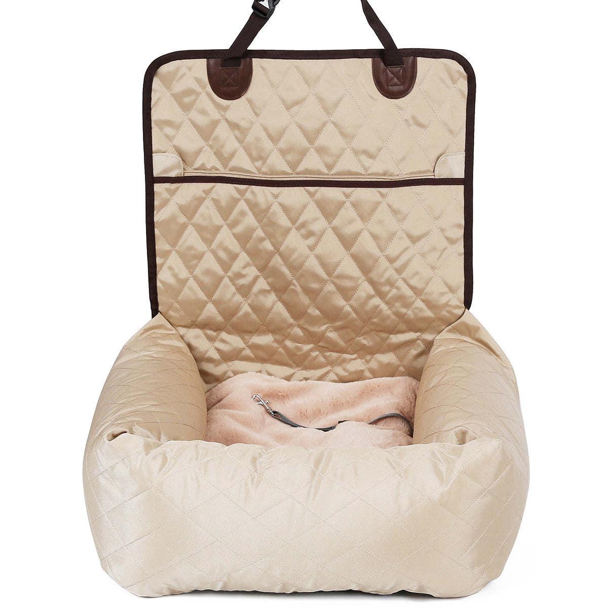 The 'Pawtrol' carseat and pet bed ensures safe travel and comfortable rest for your pet. - Wolldi