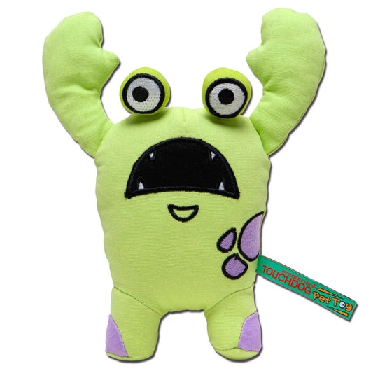 The Touchdog Cartoon Monster Plush Dog Toy is a fun, durable toy for dogs to chew and play with. - Wolldi