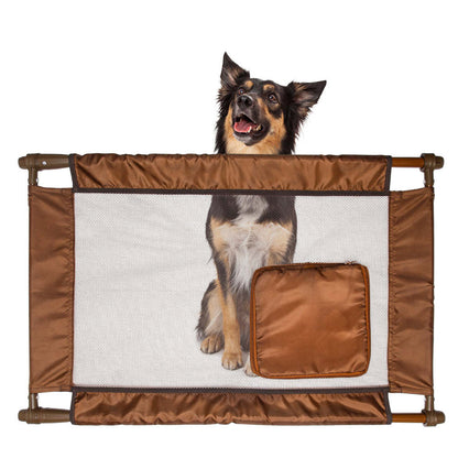 Collapsible adjustable pet gate for travel Transport