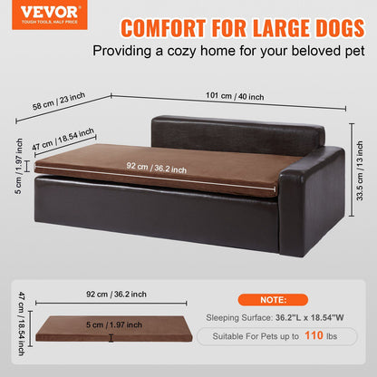 Pet Sofa Bed Leather Comfort