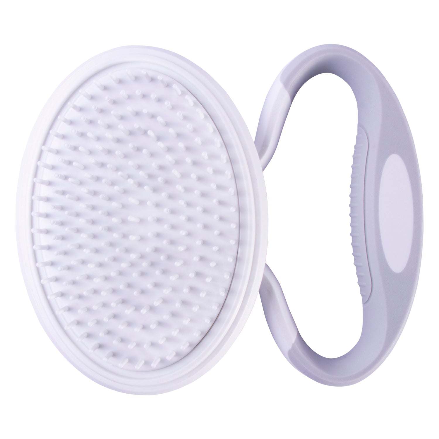 The Pet Life 'Gyrater' Swivel Travel Soft Pin Brush is compact, gentle, and perfect for travel. - Wolldi