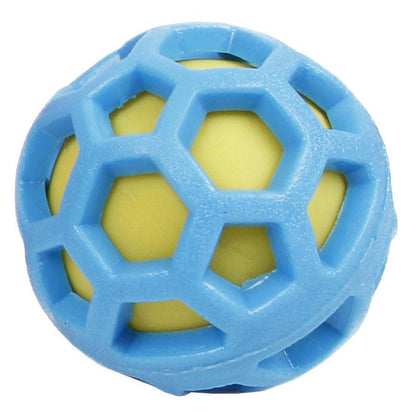 Pet Life 'DNA Bark' is a durable dog toy made of TPR material with a squeaking nylon ball. - Wolldi