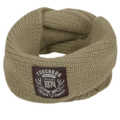 The Touchdog Heavy Knitted Winter Dog Scarf provides exceptional warmth and style. - Wolldi