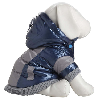 Sporty Pet Ski Jacket with Removable Hood Fashion